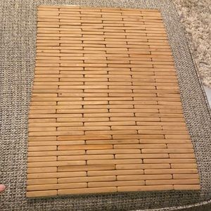 Bamboo hot pad table protector